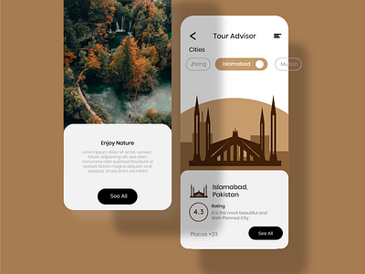 Tour Advisir App UI 01