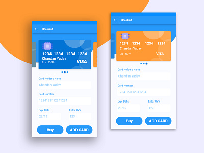 Credit Card checkout Screen app branding daily 100 challenge daily ui dailyui design illustration logo trend typography ui uiux ux