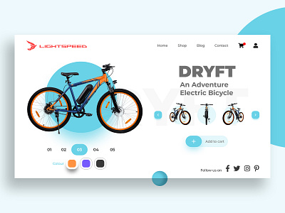 Cycle Product Page app branding cycle dailyui dashboard ui design flat illustration minimal product product page design trend typography uiux