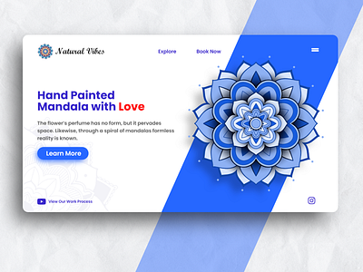 Mandala Art Landing Page