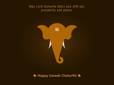 Ganesh Chaturthi Post design illustration vector