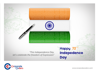 Independence Day Post design illustration vector
