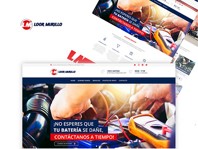Website - Loor Murillo adobexd figma landing ui ui design ux ux design web design website