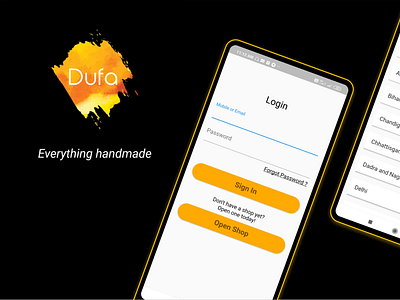 Dufa App UI/UX Design