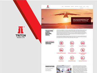 Triton Valves Website Design app design creative website mobile app design ux