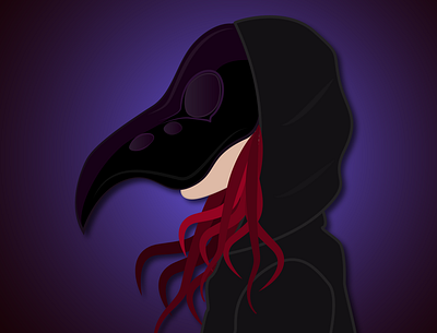 Crow Girl concept concept art design digitalpainting illustration