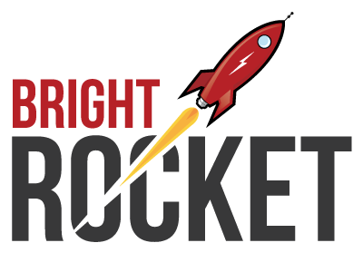 Final - Bright Rocket Logo logo retro rocket science fiction scifi