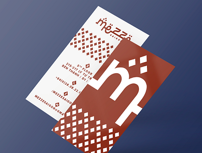 Mezze logo menu stationery