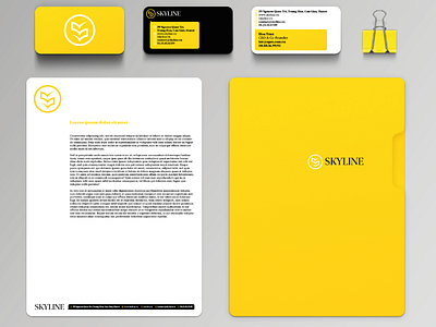 Skyline logo stationery