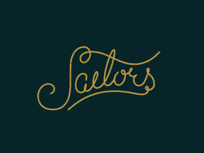 Sailors cards gold green lettering lifework line playing sailor spade stroke