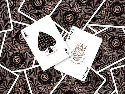 Post Ranch Inn Playing Cards ace cards deck hotel joker linework magic playing poker spade stroke