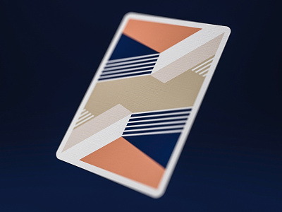 Division cards design geometric gold illustration line nickvlow playingcards