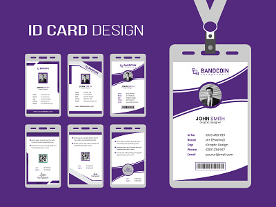 Office ID Card Template Design branding business card corporate id card graphic design graphicsobai id card id card design id card template letterhead logo office id card pad design popular print visiting card