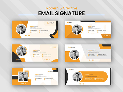 Business Email Signature Template Design business corporate design email signature graphic design graphicsobai html mail signature popular print print template signature design signature template web web banner web footer website