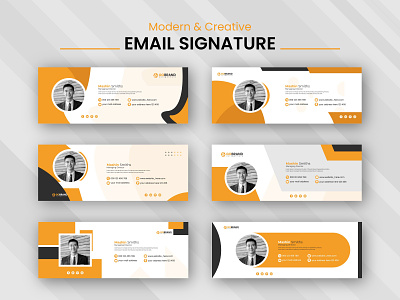 Business Email Signature Template Design business corporate design email signature graphic design graphicsobai html mail signature popular print print template signature design signature template web web banner web footer website
