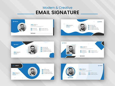 Business Email Signature Template Design banner design business company corporate design email signature graphic design graphicsobai mail signature popular print print template signature design signature template web web banner web footer website