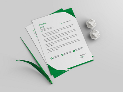 Business & Creative Letterhead Template Design