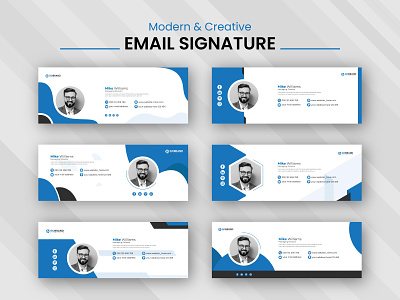 Modern Email Signature Designs banner design branding business card business email signature card design corporate email signature design email email signature graphic design graphicsobai html logo mail signature modern email signature popular web web banner website