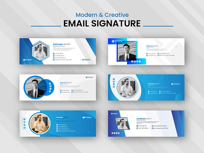 Modern Email Signature Designs banner branding business card design email email template graphic design graphicsobai logo mail signaler mail signature popular print web banner website