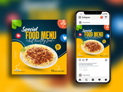 Special Fast Food Social Media Post Design adds banner design banner design branding design design banner fast food fast food banner fast food social media food banner graphic design graphicsobai instagram post banner design logo popular print social media post design social media template