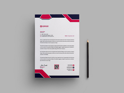 Business & Modern Letterhead Template Design branding business letterhead corporate letterhead design graphic design graphicsobai letter letterhead letterhead design letterhead template design logo modern letterhead office letterhead pad design popular print