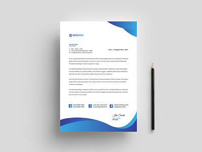 Business & Modern Letterhead Template Design branding business letterhead corporate letterhead design graphic design graphicsobai letter letterhead letterhead design letterhead template letterhead template design logo modern letterhead office letterhead popular print