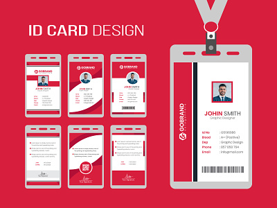 Office ID Card Design Template