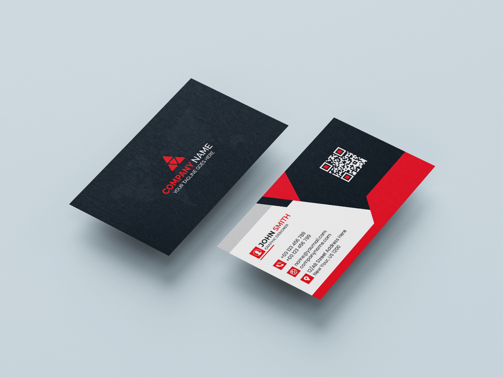 Modern Business Card Design Template by Obydullah on Dribbble