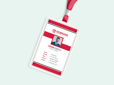 Office ID Card Design Template branding business card card card design college id card corporate id card design graphic design graphicsobai id id card id card design identity identity card logo office id card popular print