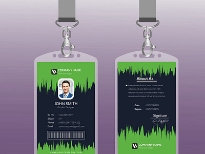Corporate And Business ID Card Design