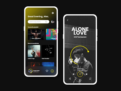 Mobile music app