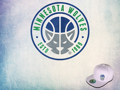 Minnesota Timberwolves Rebrand Concept basketball branding design illustration logo modern typography vector wolf wolves