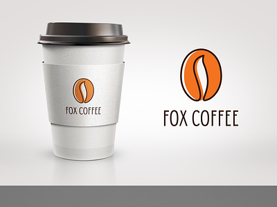 Foxcoffee coffee fox lineart modern