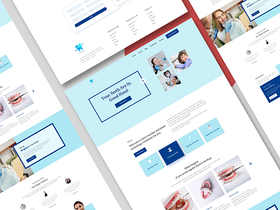 web design for dentist agency agency website clean clean design dental dentist dentists design designer designs graphic design landing page medical medicine sign in sign up teeth tooth web website