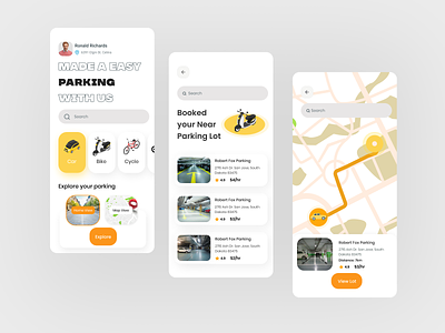 Parking App Design Concept