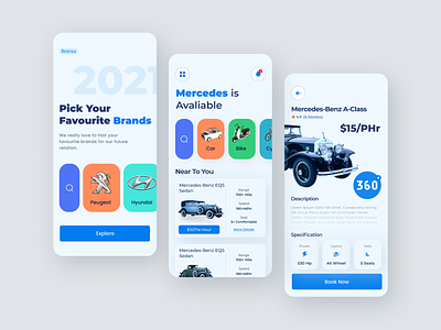 Car Rental App 360 3d can drive car details car rent car rent app car rental car rental app clean ui color design driver screen graphic design logo minimal ui popular design rental app ui design uiux design vehicles vehicles rent