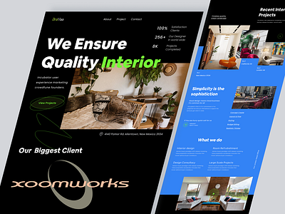 Design Interior - Website concept