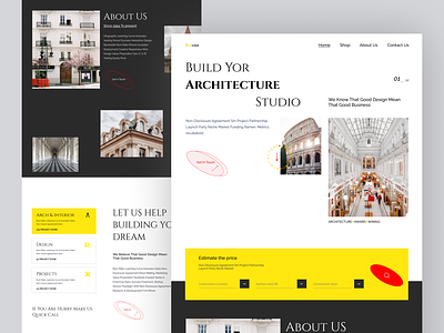 Architectural Studio Landing Page
