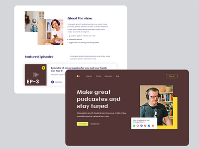 Podcast-Landing Page