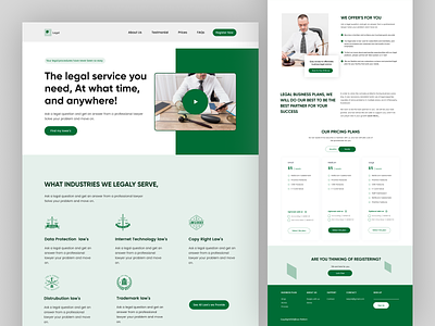 Legal Law's Firm Agency Landing Page advocate design graphic design landing page landlord law firm law landing page lawer landing page laws lawyer website legal adviser legal landing page legal laws minimal design popular design website