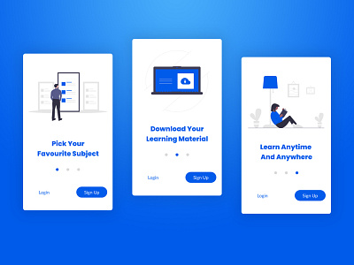 Onboarding Classroom App UI/UX app classroom clean dailyui design figmadesign illustraion minimalist mockup onboarding onboarding ui prototype sign up step by step ui ux web