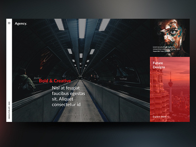 Creative Media Agency Landing Page UI/UX