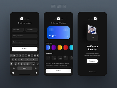 eBank - Mobile Banking App Project by Michael Filipiuk on Dribbble