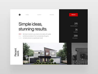 Architecture Agency Landing Page