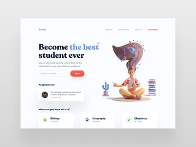 Learning Platform Website UI app design design fireart fireartstudio flat inspiration interface minimal mobile mobile app mobile design mobile ui mobileinspiration mobiletrends mobileui trending uidesign uiinspiration uitrends uiuxdesign