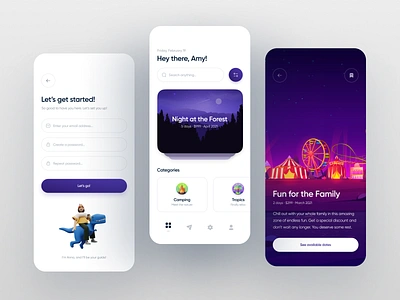 Experience App UI app design design fireart fireartstudio flat inspiration interface minimal mobile mobile app mobile design mobile ui mobileinspiration mobiletrends mobileui trending uidesign uiinspiration uitrends uiuxdesign