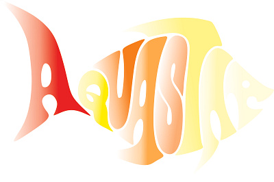 Fish design illustration logo