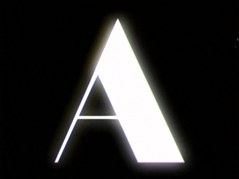 Day 1 of 36 Days of Type: A 36daysoftype aftereffects type