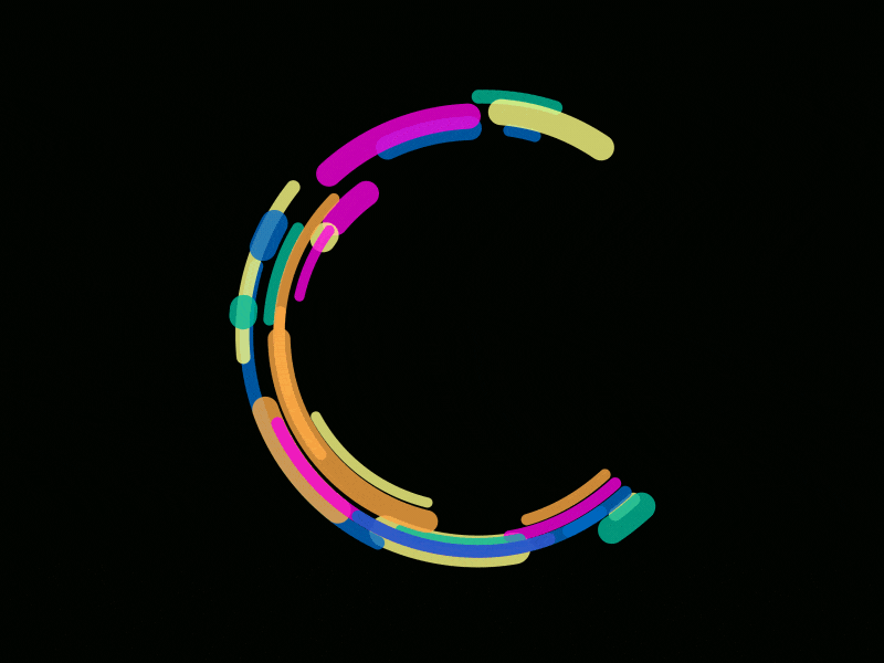 Day 3! The Letter C 36daysc 36daysoftype aftereffects color type