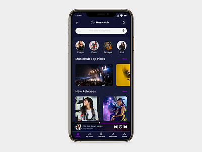 Music App home mockup adobe xd app app design branding design graphic design music music app mockups music home mockup ui uiux design web website xd